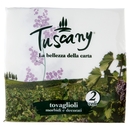 Tuscany tovaglioli morbidi e decorati 2 veli 40 pz